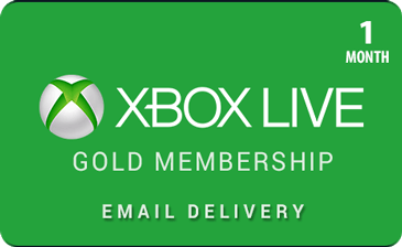 1 month xbox live cards online